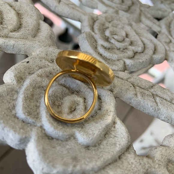 KATE SPADE ♠️ BRIGHT SPOT PAVE DISC RING - Picture 4 of 5